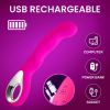 G Spot Vibrator Dildo with 10 Vibration Modes Sex Toys for Women Clitoris Waterproof Powerful Rose Toy for Women and Couples Pink