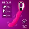 G Spot Vibrator Dildo with 10 Vibration Modes Sex Toys for Women Clitoris Waterproof Powerful Rose Toy for Women and Couples Pink