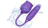 10 Speeds Vibration Suction Rose Nipple Clitoral Sucking Vibrator Sex Toy